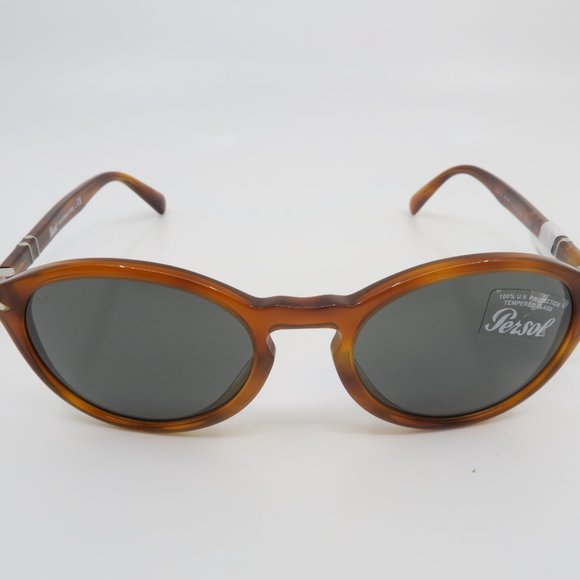 Persol PO3237-S 96/R5 52 TERRA DI SIENA Tortoise/Grey Tempered Glass Sunglasses - Picture 4 of 7
